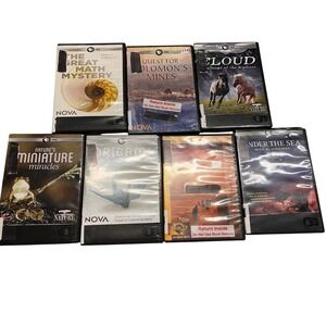 PBS Documentary DVD Lot 7 NOVA Nature Globe Science Nature Travel History